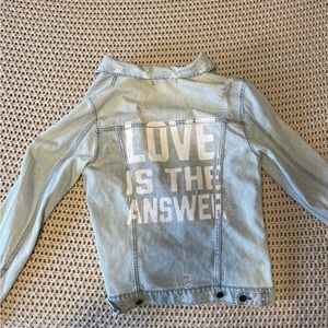 Custom jean jacket